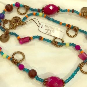 Premier Designs Tropical Punch multicolor necklace